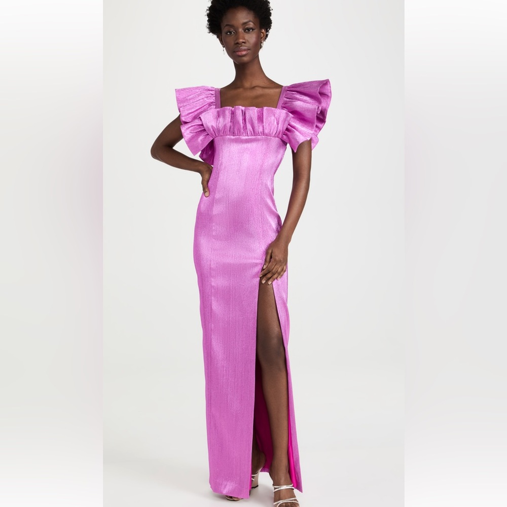 Black Halo Prince Gown, Fuchsia, size 4, worn once PERFECT CONDITION!